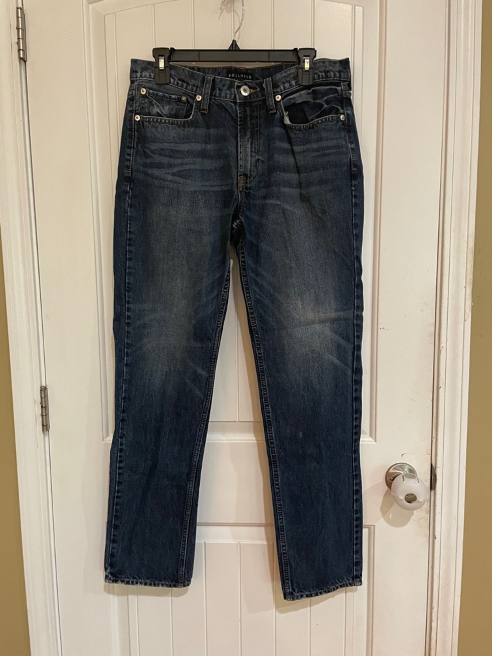 Bullhead Dark Blue Straight Leg Men’s Jeans 32x32
